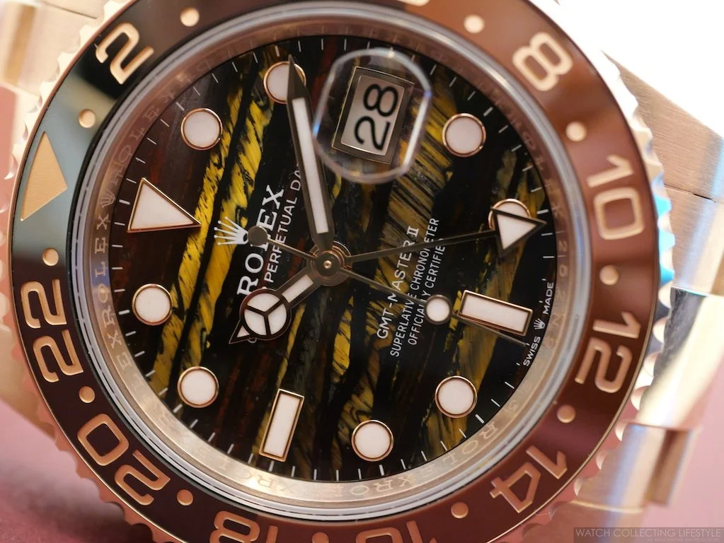 W&W 2025: Rolex GMT-Master II Everose Tiger Iron Dial (Live Photos